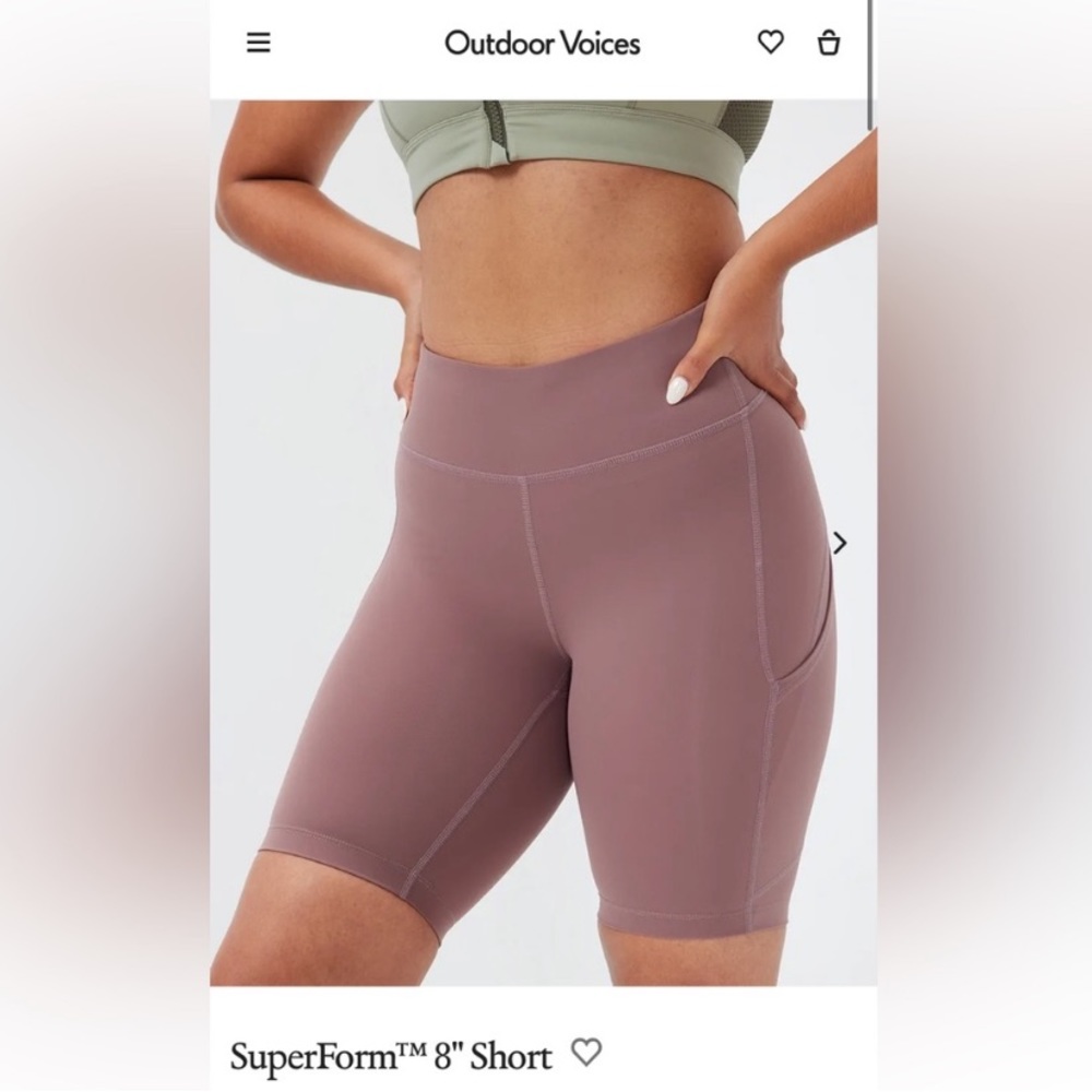 OV SuperForm 8” Bike Shorts w/ Pockets